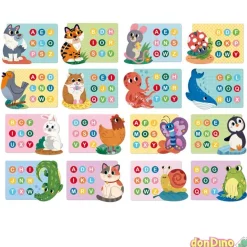 Bingo alfabeto infantil