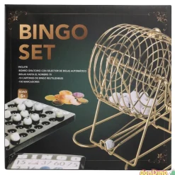 Bingo Set con Bombo Metálico