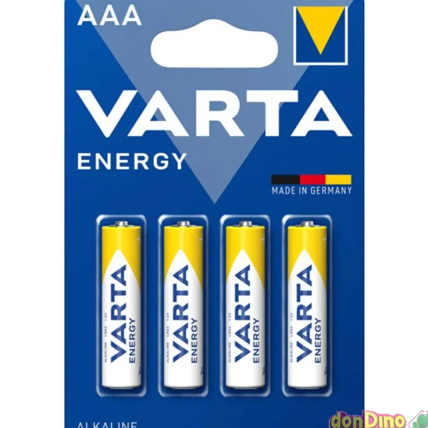Blister 4 pilas alcalinas aaa energ