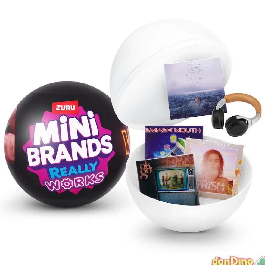 Bola mini brands vinyl c/4 discos + 1 sorpresa