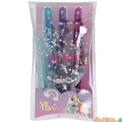 Boligrafo de gel purpurina ylvi