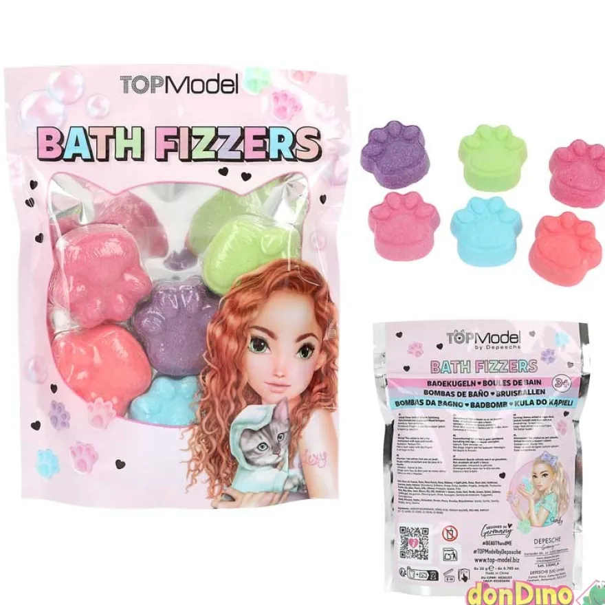 Bomba de baño patita top model