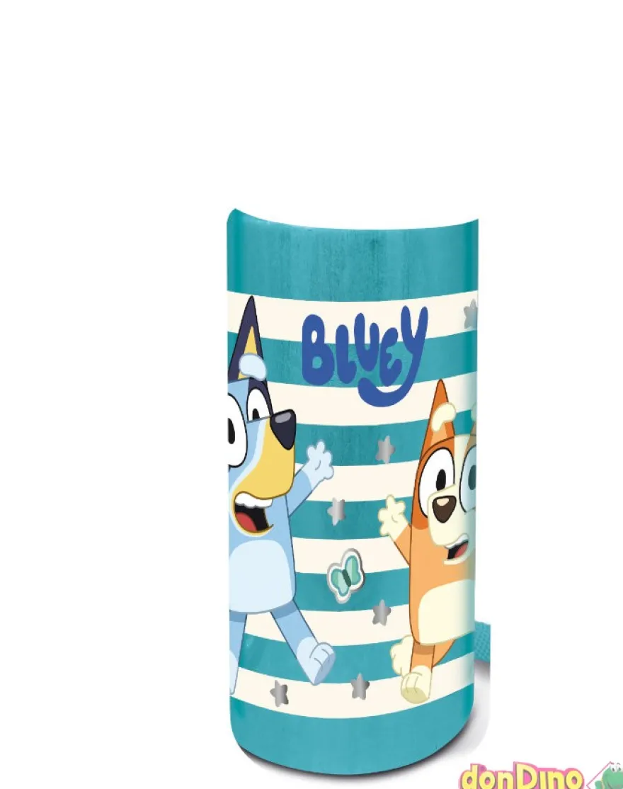 Botella aluminio pop up bluey 730 c/correa