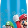 Botella aluminio super mario 600 ml