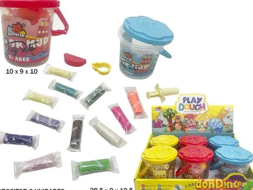 Bote Plastilina con Accesorios Surtidos