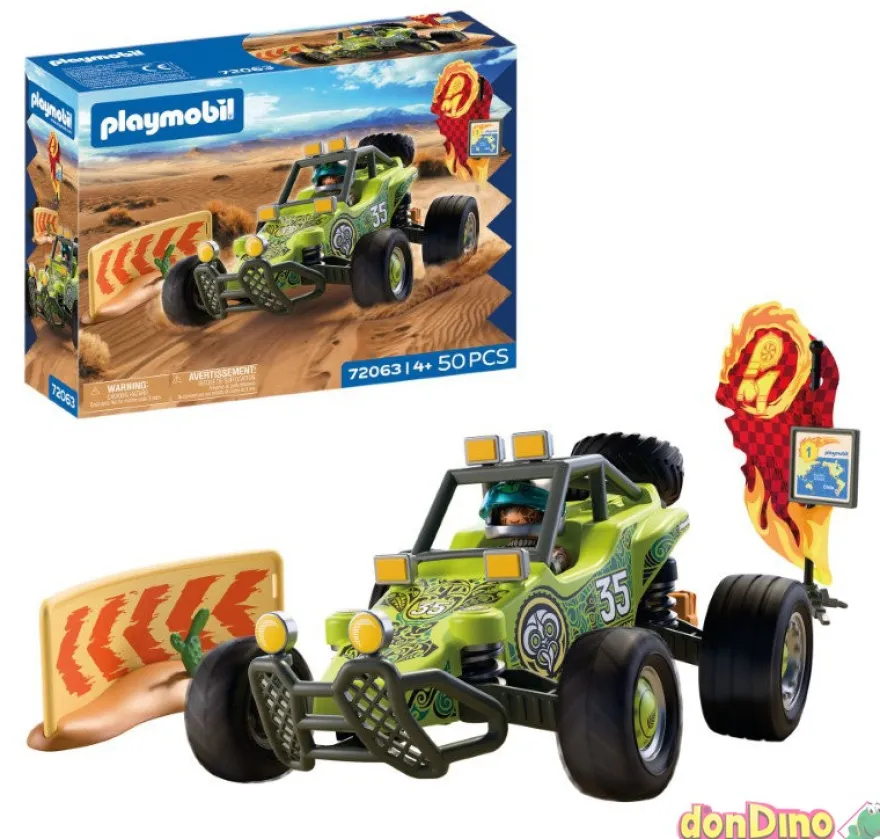Buggy todoterreno playmobil 50 pzas.