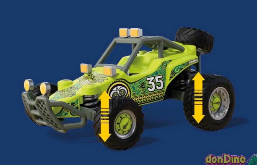 Buggy todoterreno playmobil 50 pzas.