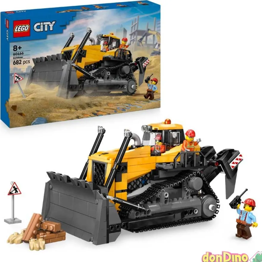 Buldocer amarillo lego city 682 pzas.