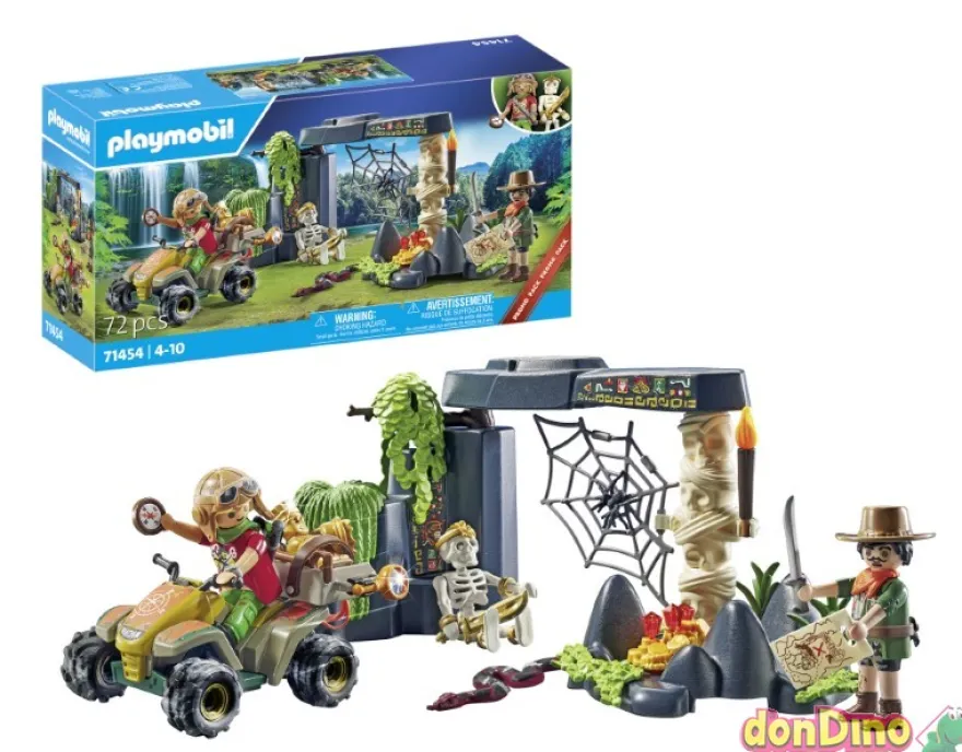 Buscadores tesoros jungla playmobil 72 pzas.