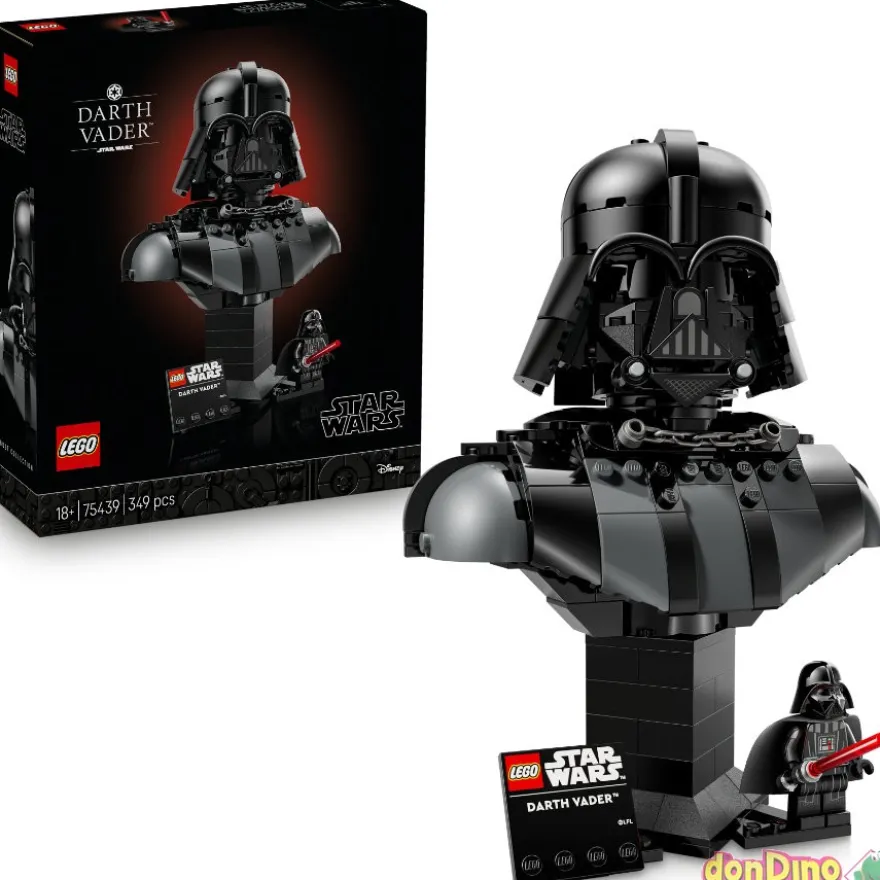 Busto de darth vader lego star wars 349 pzas.