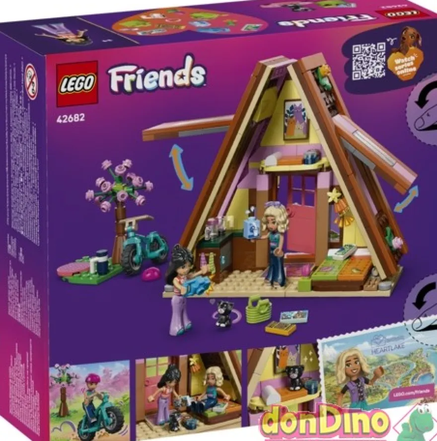 Cabaña de glamping en la naturaleza lego friends - 295 pzas.