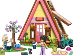 Cabaña de glamping en la naturaleza lego friends - 295 pzas.