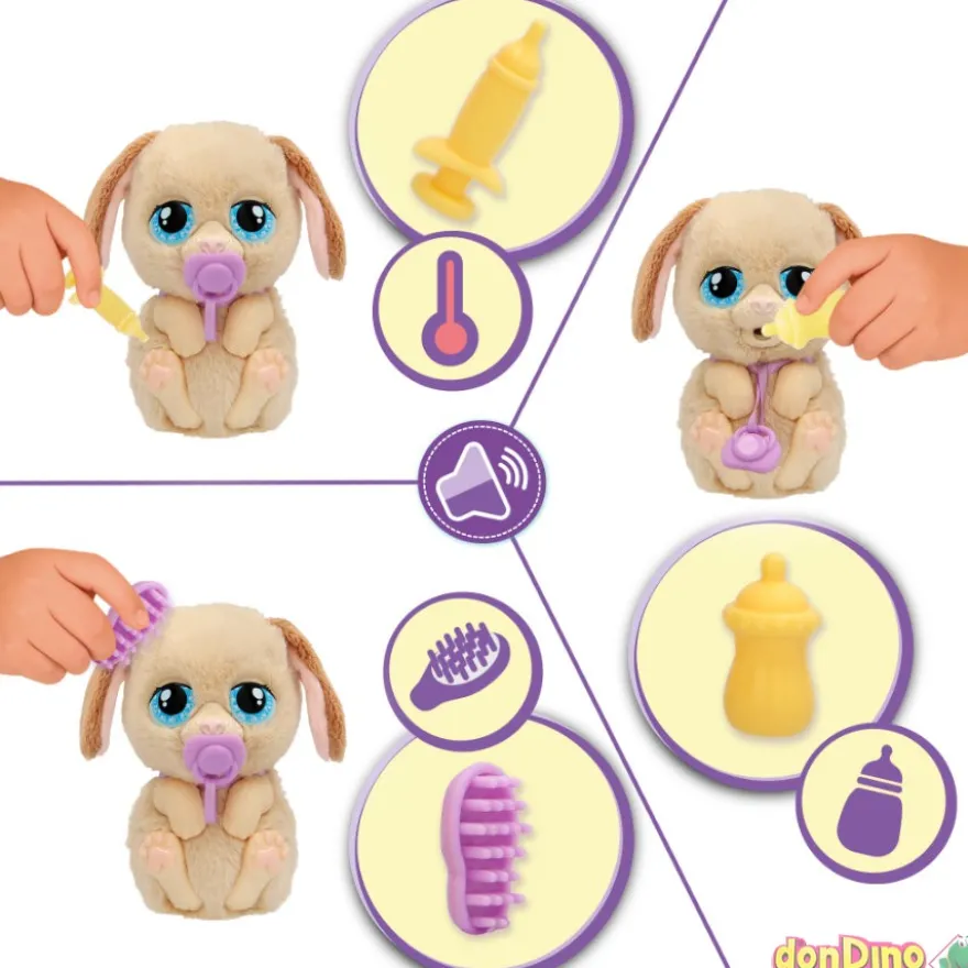 Cachorro baby paws just born 20 sonidos y reacciones - luz y sonido