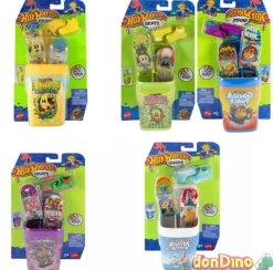 Caja chicles con 2 skates hot wheels surtidos