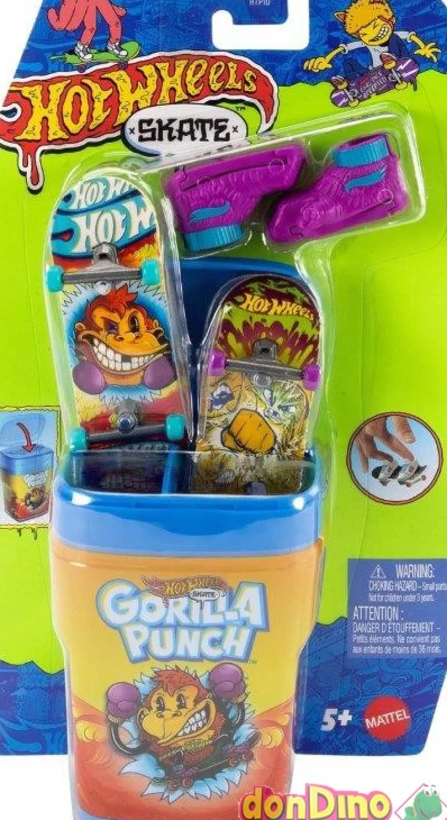 Caja chicles con 2 skates hot wheels surtidos