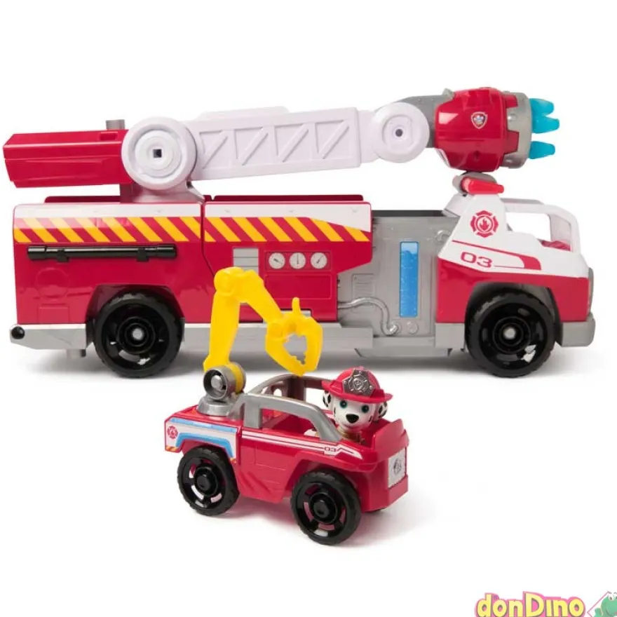 Camion bomberos patrulla canina recarga rapida - luz y sonido