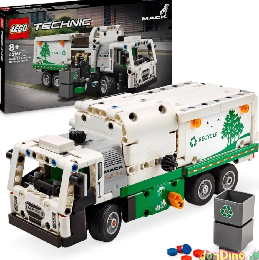 Camion de residuos mack® lr electri lego technic