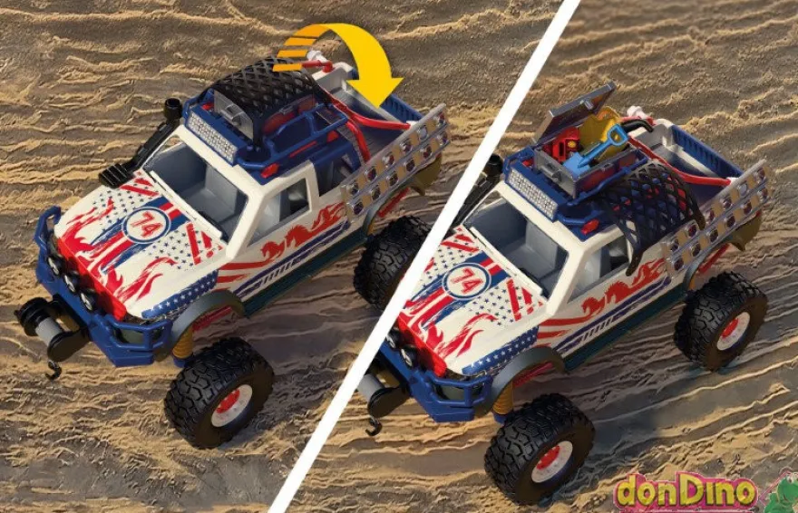 Camion todoterreno playmobil 73 pzas.