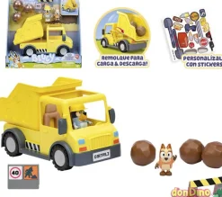 Camion volquete de bluey c/bluey y bingo