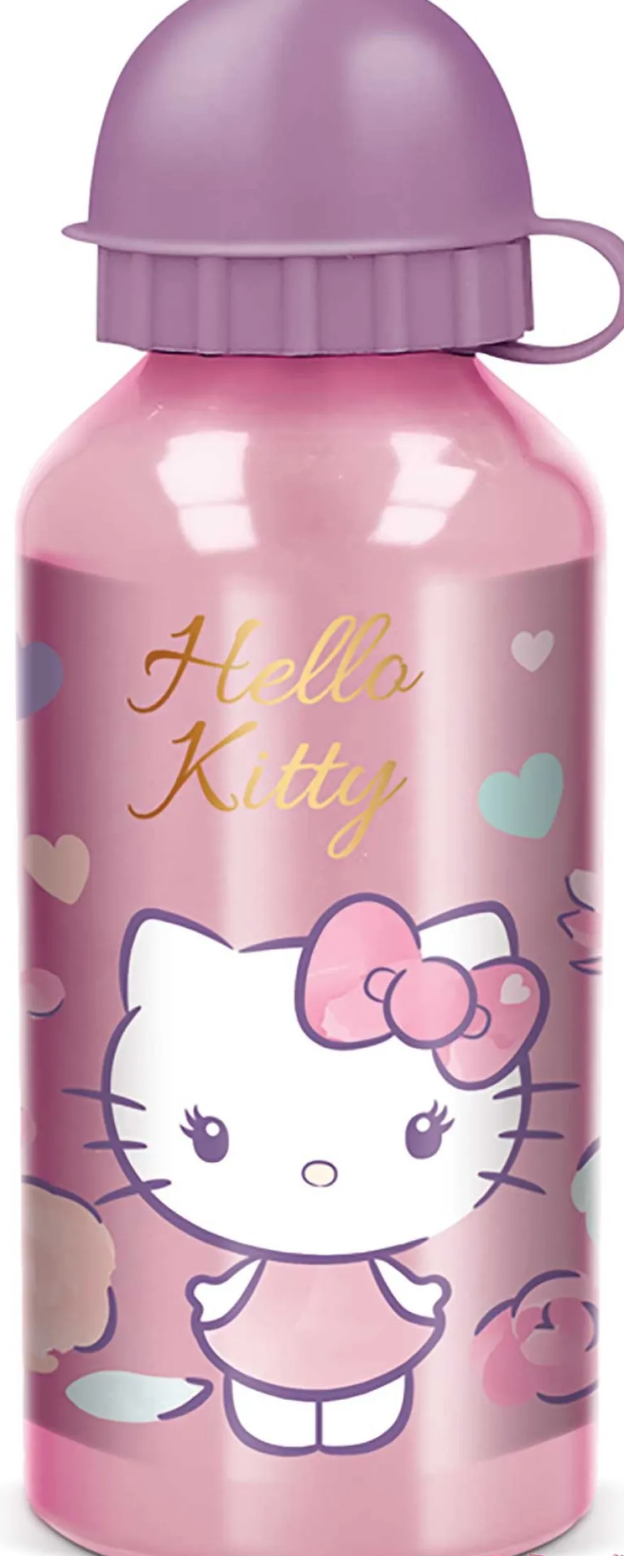 Cantimplora aluminio hello kitty 400 ml.
