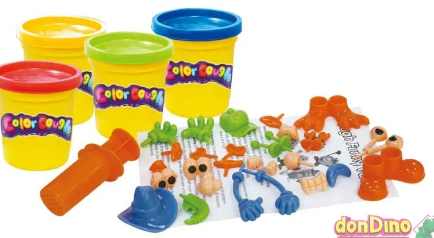 Caras divertidas plastilina