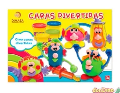 Caras divertidas plastilina