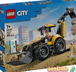 Cargadora retroexcavadora lego city 301 pzas.