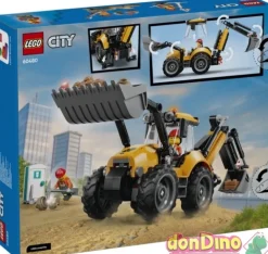 Cargadora retroexcavadora lego city 301 pzas.