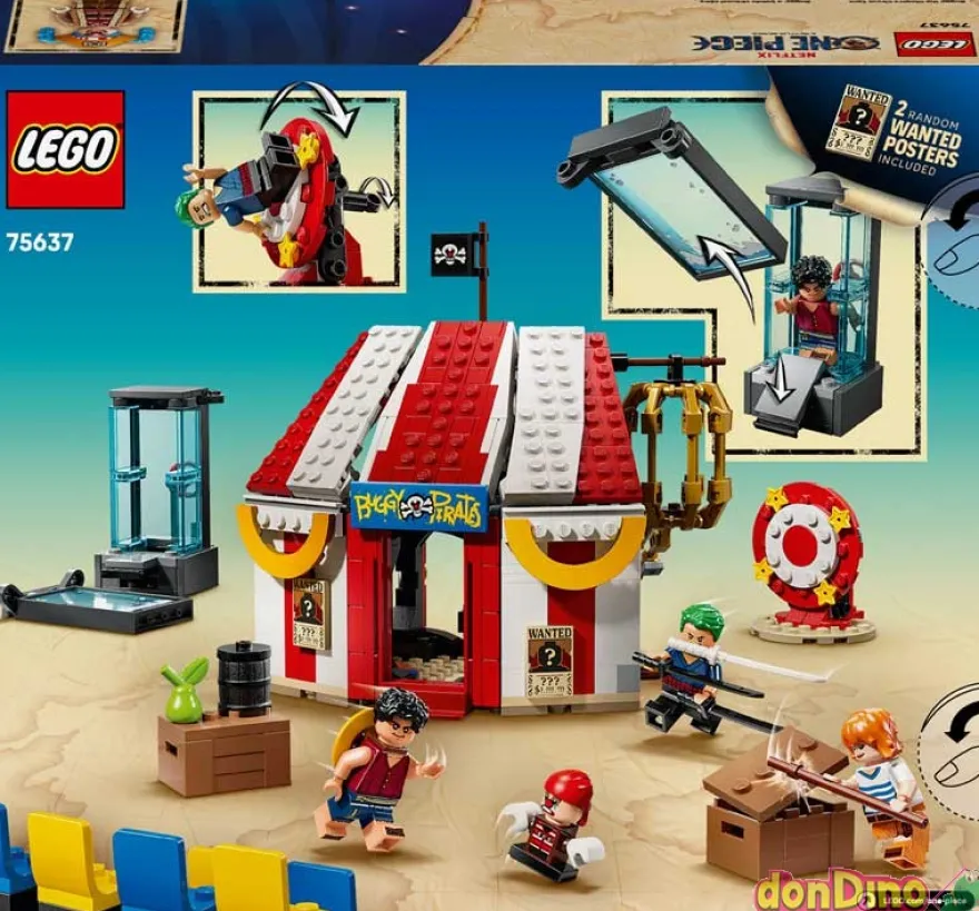 Carpa circo buggy el payaso lego on one piece - 573 pzas.