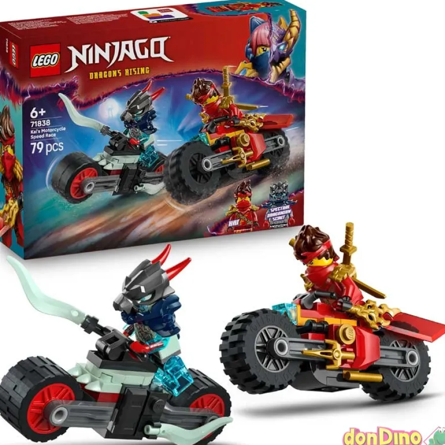Carrera Relámpago en Moto de Kai Lego Ninjago 79 pzas.