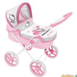 Carro muñecas capota hello kitty 62x57x36 cm.