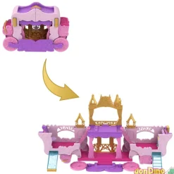 Carruaje/castillo mini princesas disney - 16 pzas. - 2en1