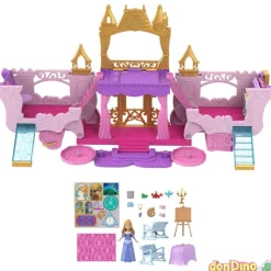 Carruaje/castillo mini princesas disney - 16 pzas. - 2en1