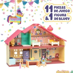 Casa celebracion bluey 11 pzas. y 1 figura de bluey