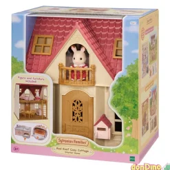 Casa de campo sylvanian families con figura y muebles