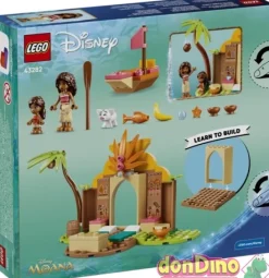 Casa de la aldea y barco lego dinsey vaiana - 85 pzas.