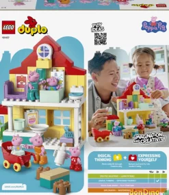 Casa familiar peppa pig lego duplo