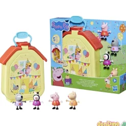 Casita fiesta portatil peppa pig 5 pzas.