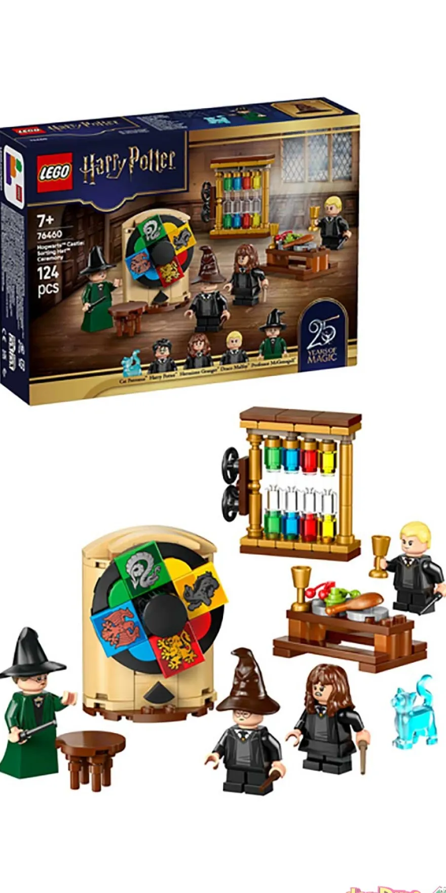Castillo hogwarts: ceremonia sombrero seleccionador lego harry potter 124 pz.