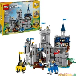 Castillo medieval caballeros corcel lego creator - 3en1 - 1371pzas.