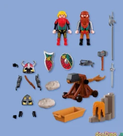 Catapulta de caballeros dragon playmobil knights 43 pzas.