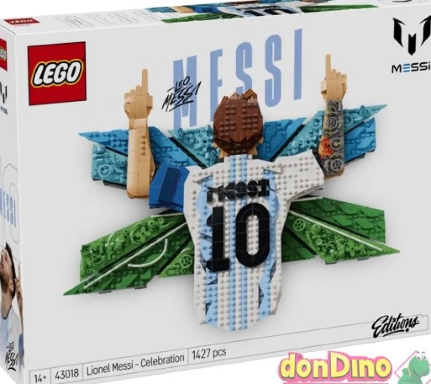 Celebracion leo messi lego football