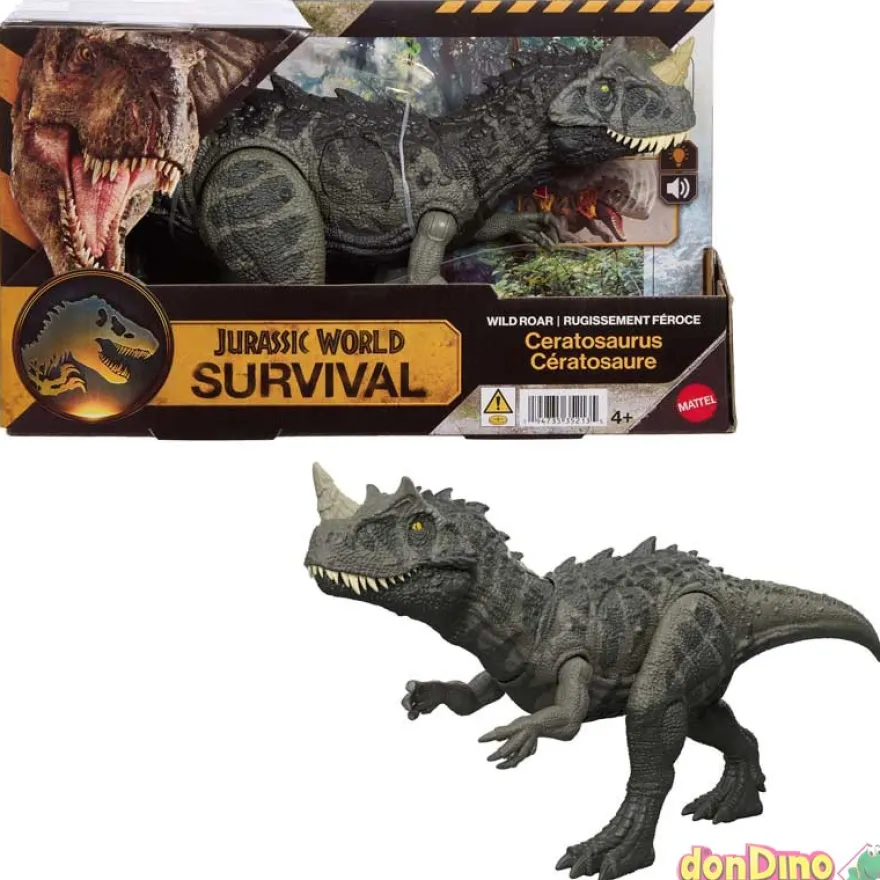 Ceratosaurus rugido salvaje jurassic world survival