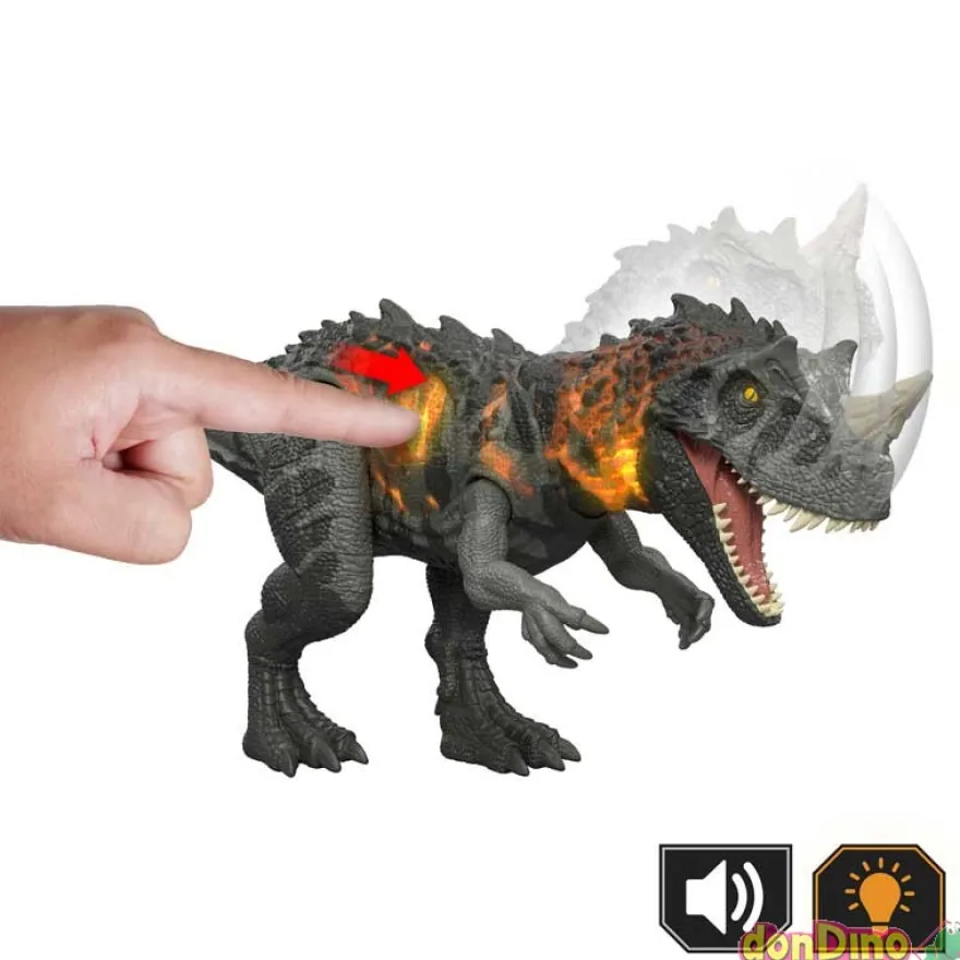 Ceratosaurus rugido salvaje jurassic world survival