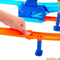 Ciclon de lanzamiento rapido hot wheels stunt tracks