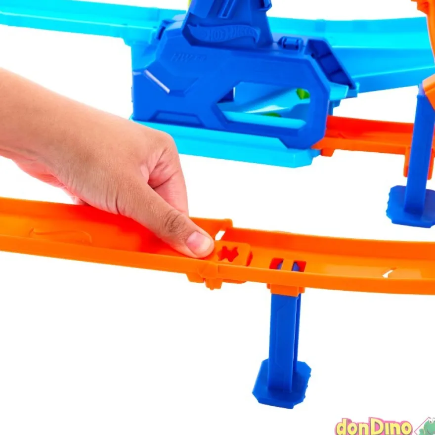 Ciclon de lanzamiento rapido hot wheels stunt tracks