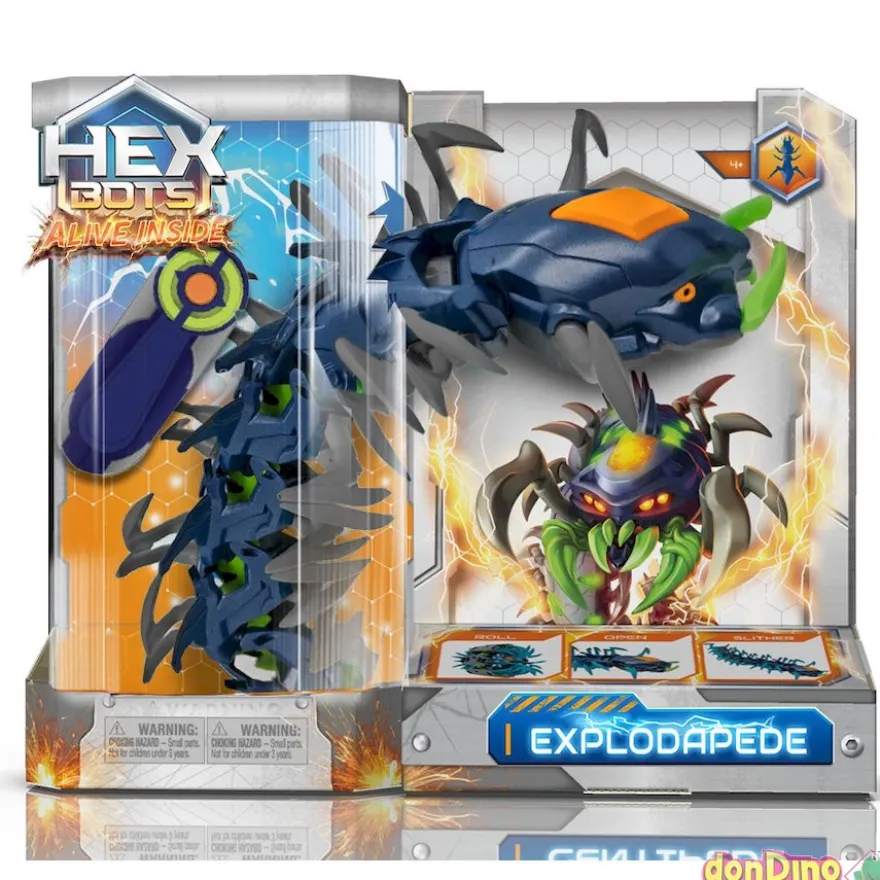 Ciempies hexplodapede r/c hexbots alive inside