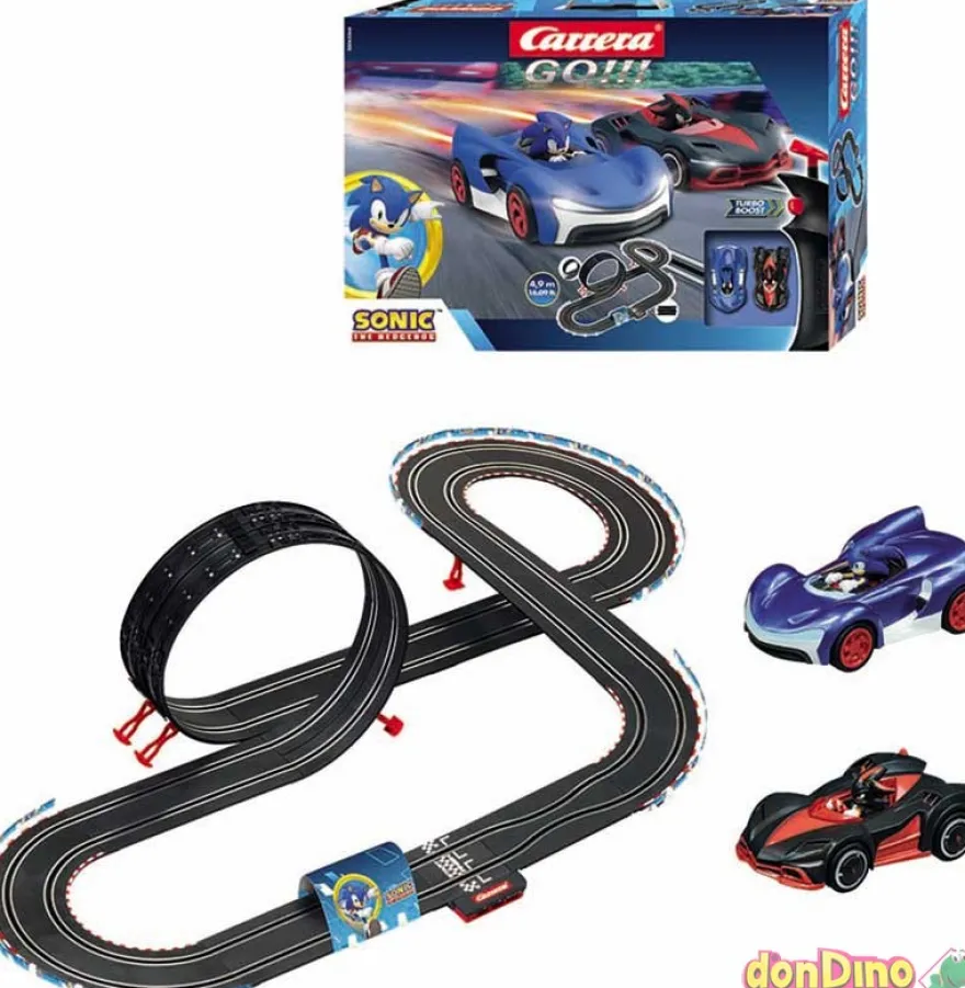 Circuito go!!! sonic y shadow 4,9 metros