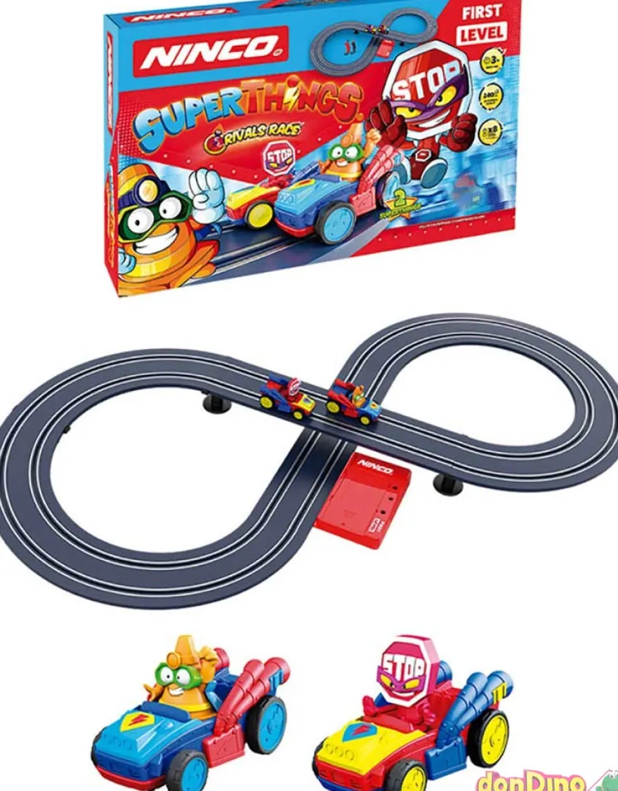 Circuito superthings rivals race first level - con 2 superthings - 240 cm.