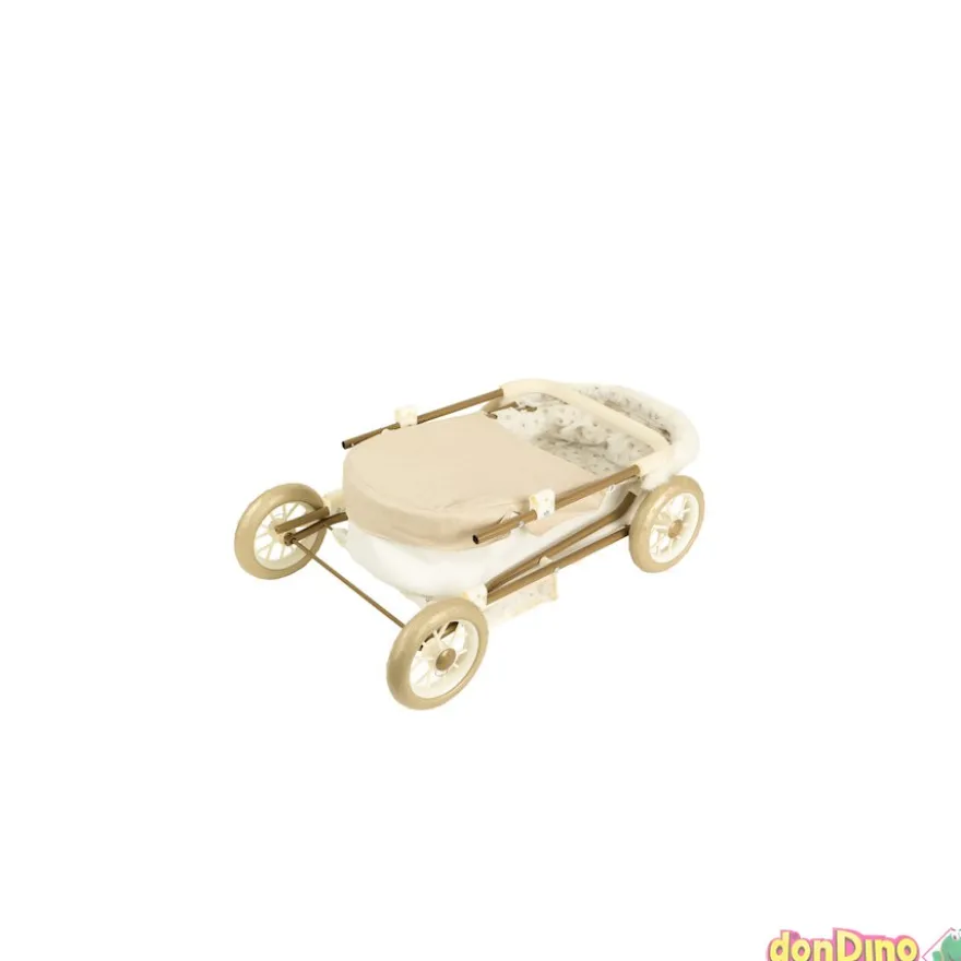 Coche capota reborn de paris 2 en 1 37x56x56 cm. altura manillar 55 cm. - plegable